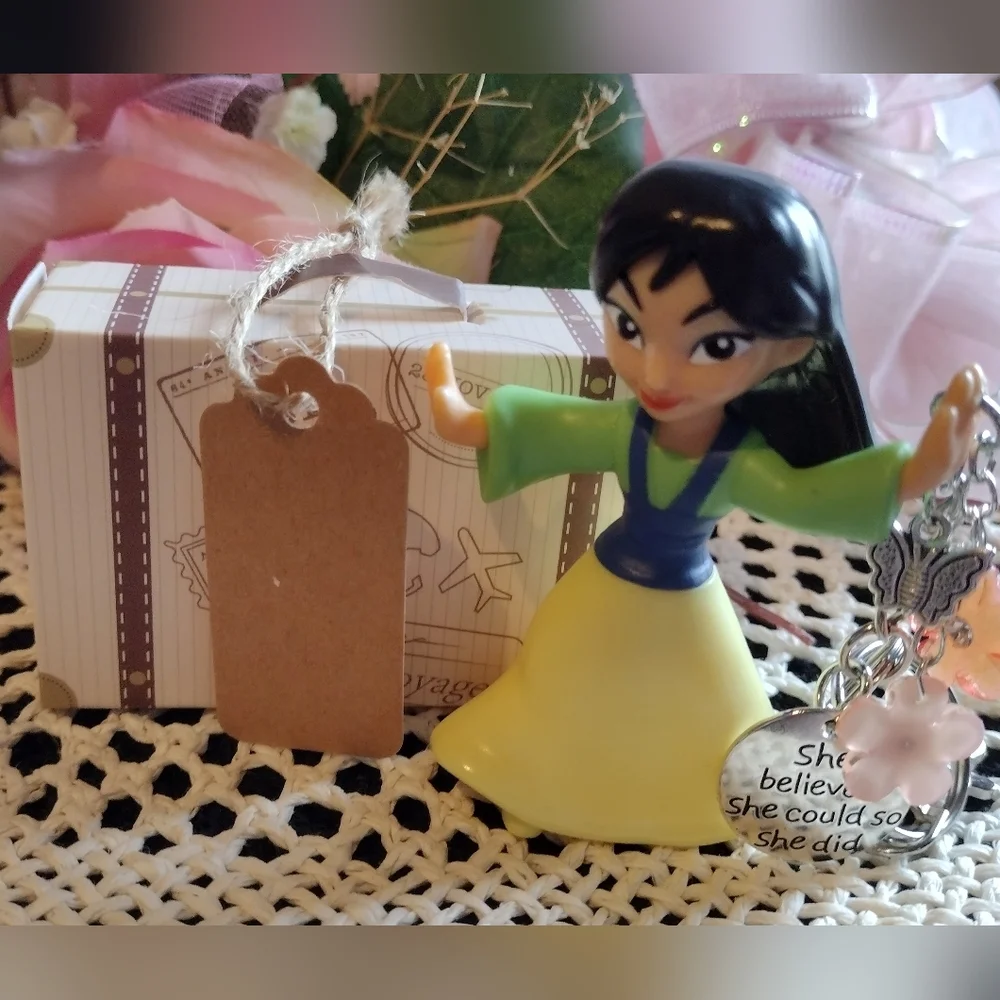 ⭐Custom made Disney's Mulan Keychain 
